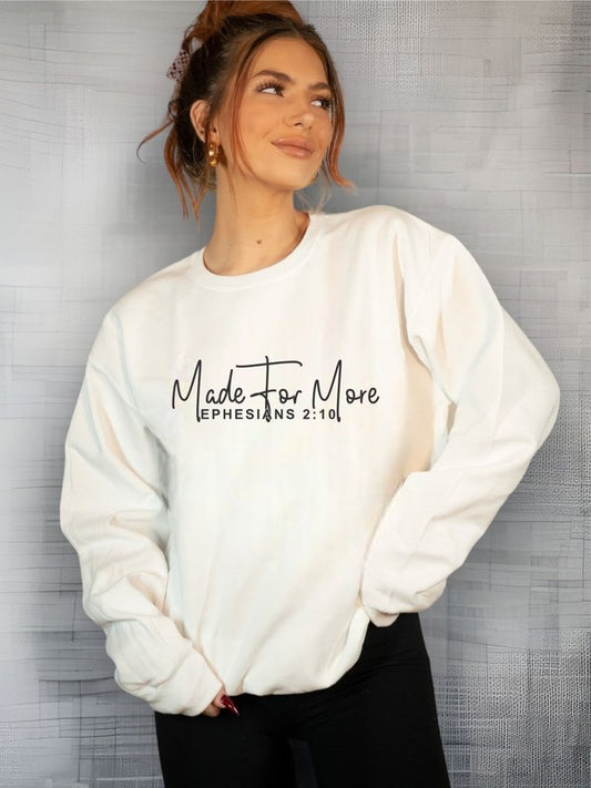 Made for More Ephesians 2 10 Crewneck Plus Size