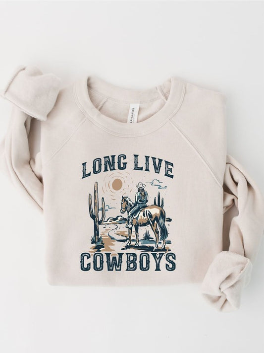 Long Live Cowboys Crewneck Plus Size