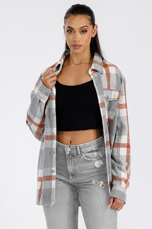 Oversized Flannel Shacket