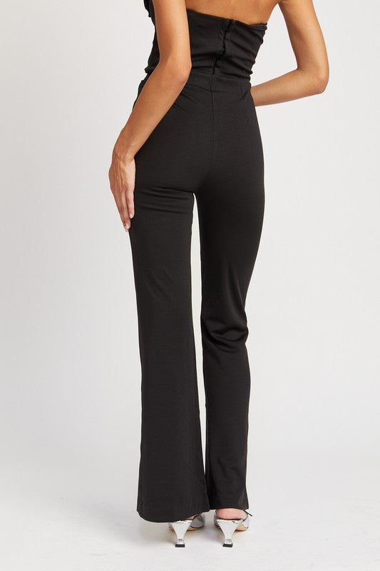 HIGH WAIST FLARED PANTS